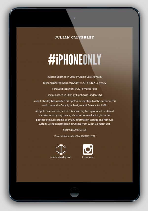 #IPHONEONLY iBook | Julian Calverley