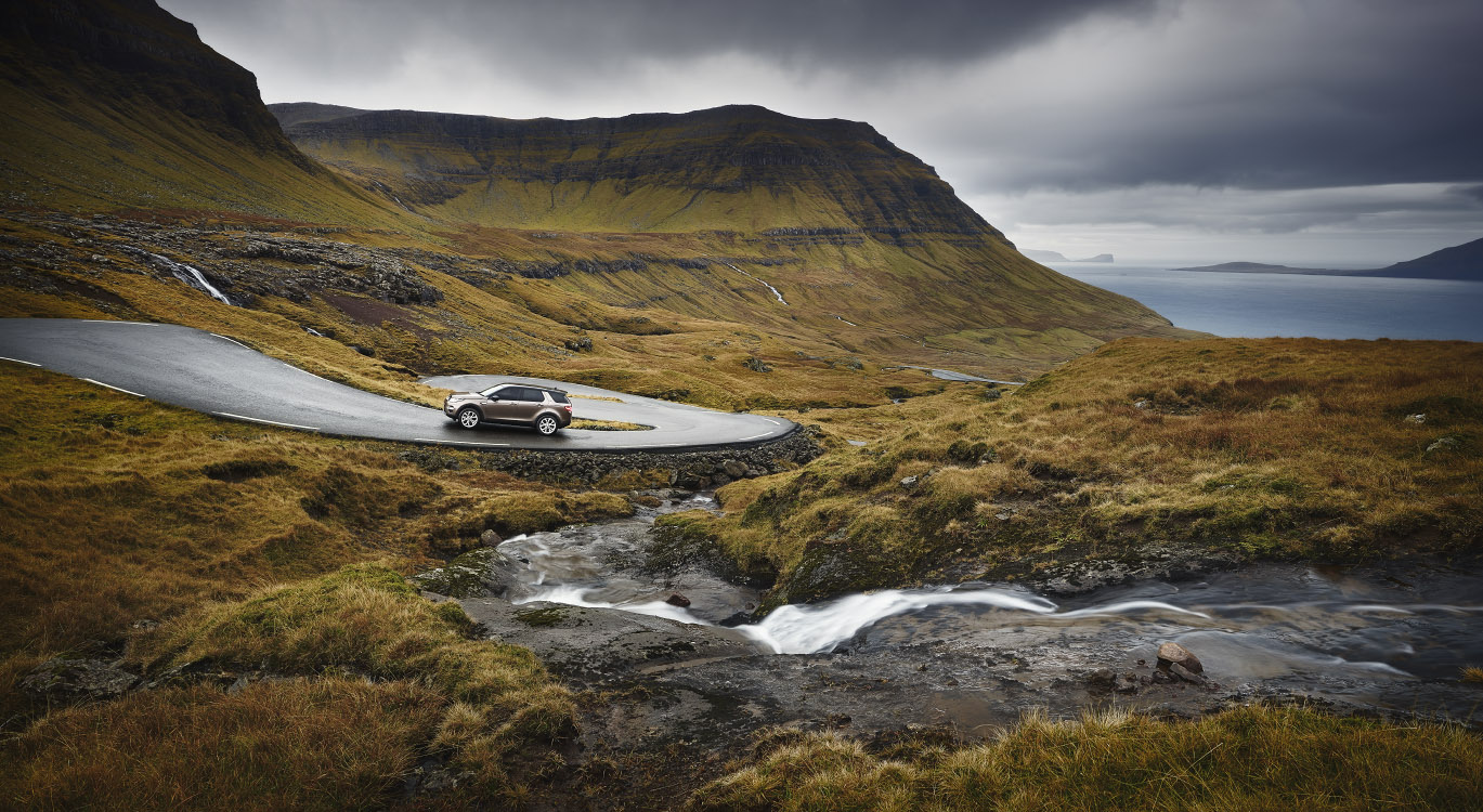 stories Land Rover, Faroe Islands photography