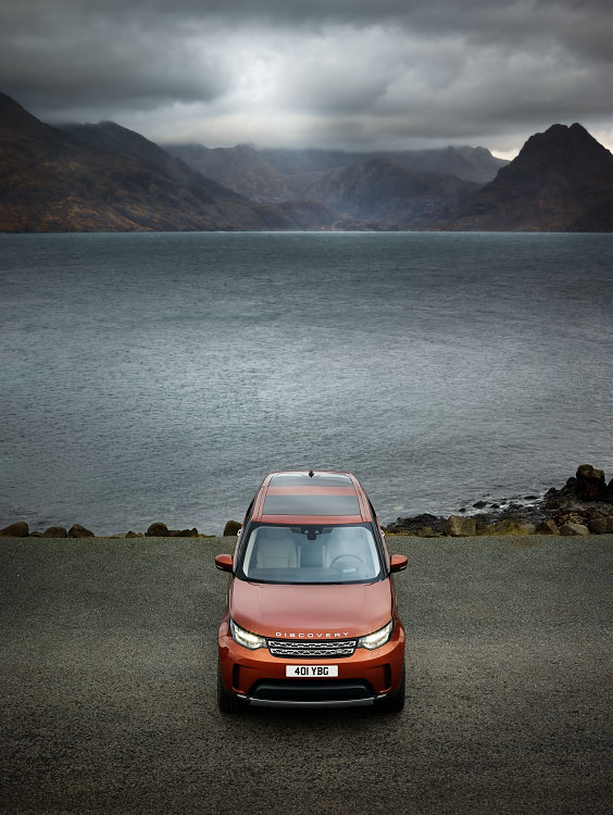 stories Land Rover, Isle of Skye photography